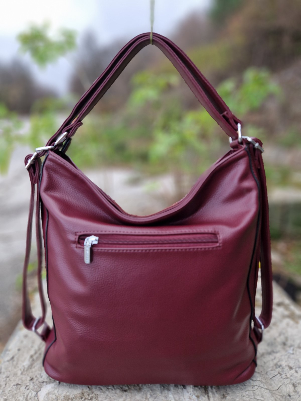 CHARLOTTE VEGAN SUEDE LEATHER BAG