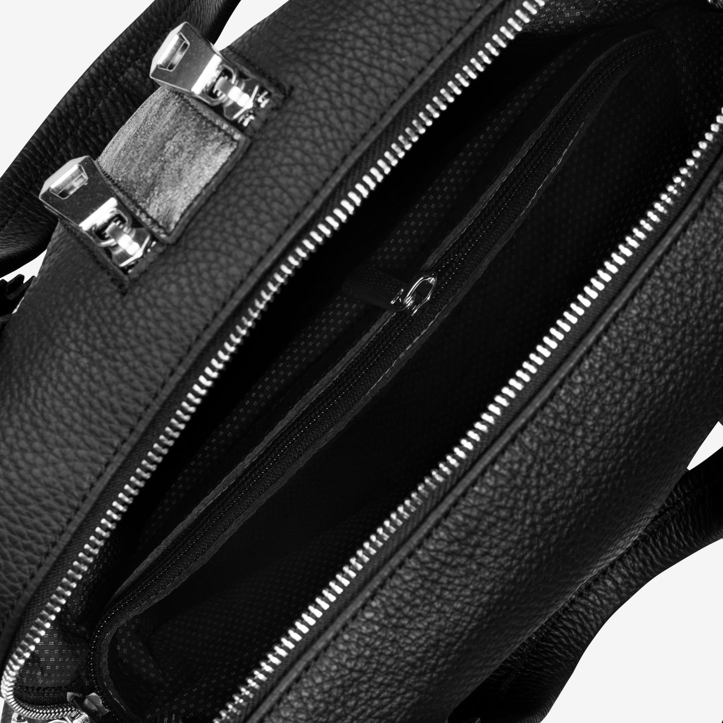 DIANA BAG BLACK AND NICKEL