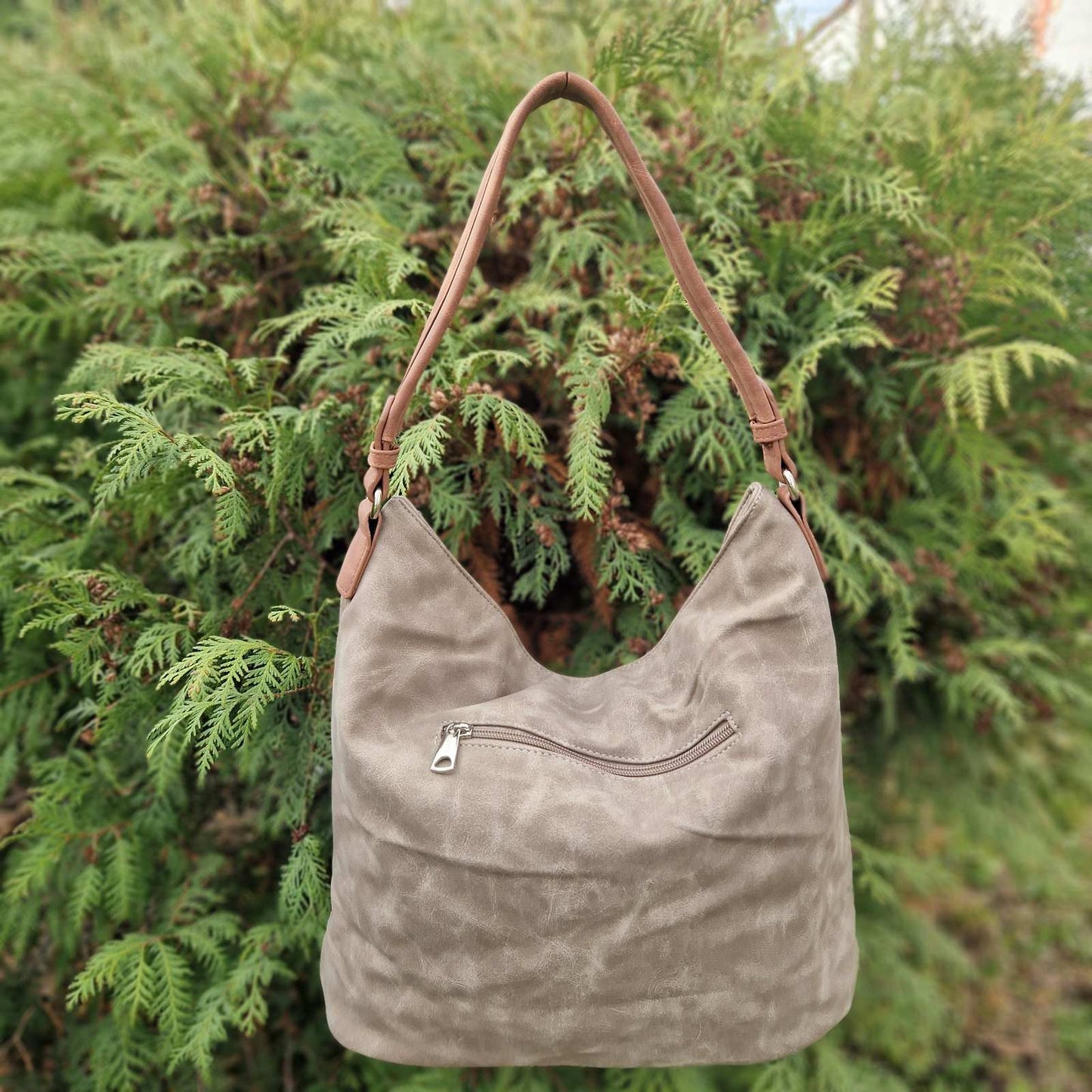 ELIANA SUEDE TOTE SHOULDER BAG