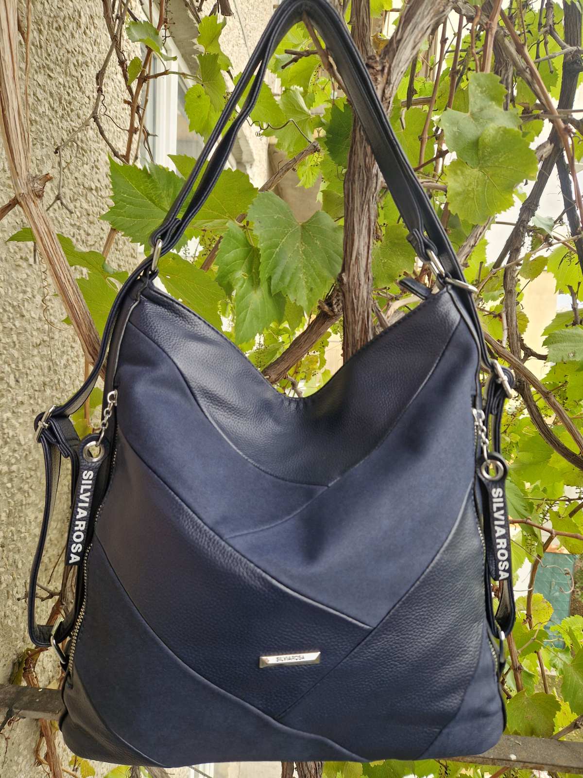 CHARLOTTE VEGAN SUEDE LEATHER BAG
