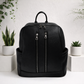 DAISY VEGAN ECO LEATHER BLACK BACKPACK
