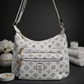AYLA WHITE PATTERN SHOULDER BAG