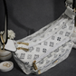 AYLA WHITE PATTERN SHOULDER BAG