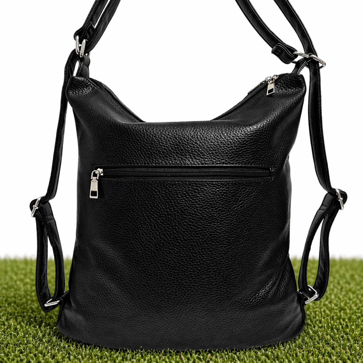 IVY BLACK CONVERTIBLE BACKPACK SHOULDER BAG