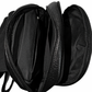 ISABELLA BLACK VEGAN LEATHER BACKPACK