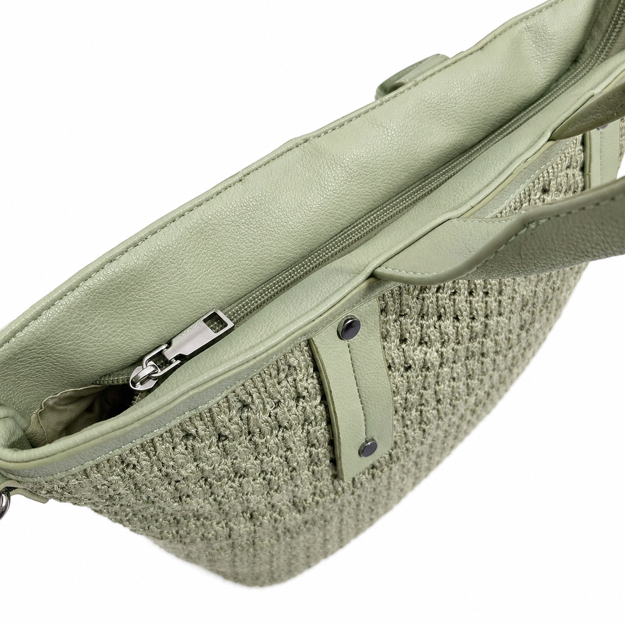 SHIRLEY GREEN TOTE BAG