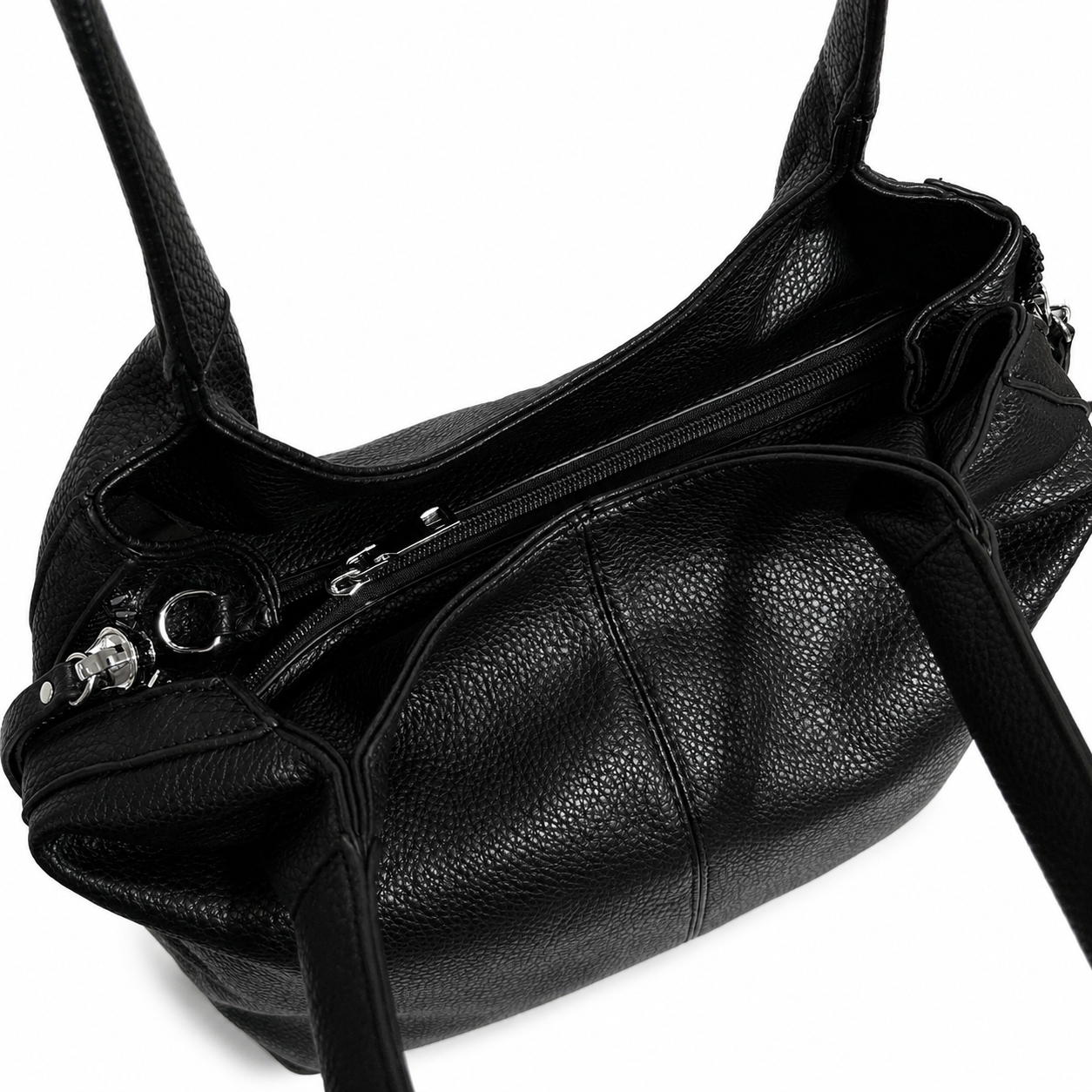 DEBORAH BLACK SHOULDER BAG