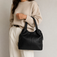 DEBORAH BLACK SHOULDER BAG