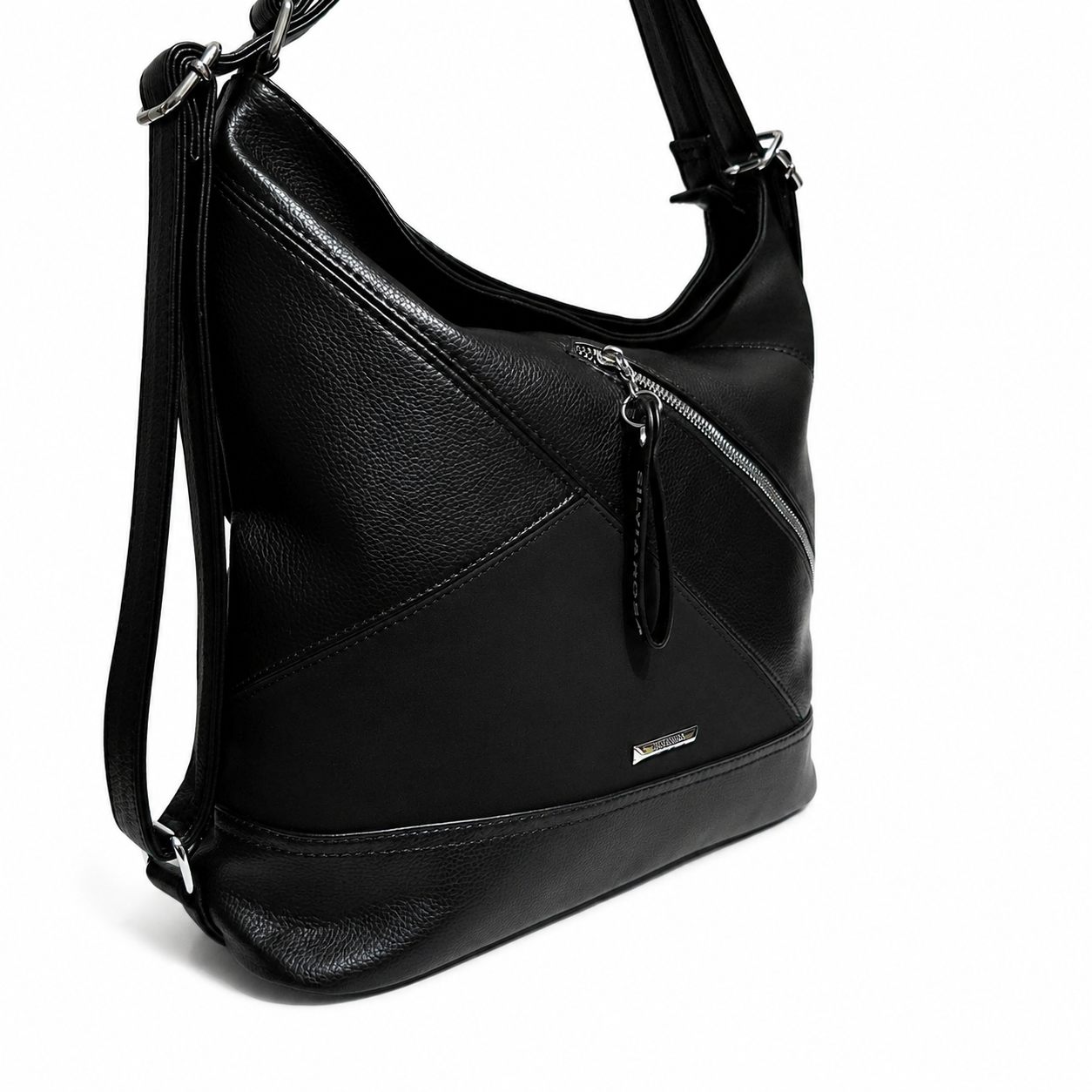 TERESA CONVERTIBLE BLACK BAG
