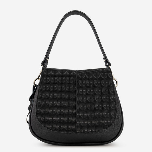 SCARLETT BAG BLACK CIRCLES