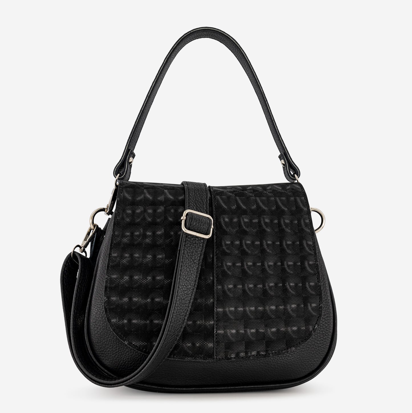 SCARLETT BAG BLACK CIRCLES