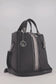 DIANA BAG BLACK AND NICKEL